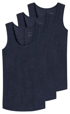 Produktbild von Schiesser 3er Pack Personal Fit Unterhemd / Top Atmungsaktiv und formstabil, Ohne Seitennähte für mehr Komfort, Elastischer Single Jersey