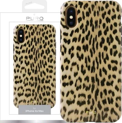 Immagine prodotto di Puro Glam Leopard Cover Iphone Xs Maxczarny/Nero Edizione Limitata Ipcx65Leo1Blk