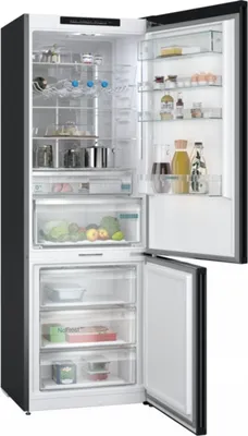 Produktbild von KG49NSBBF iQ700, Kühl-/Gefrierkombination (schwarz (matt), Home Connect)