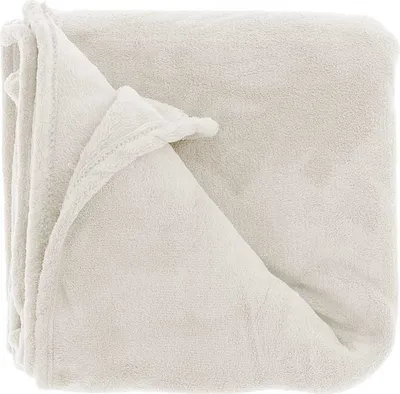 Produktbild von Unique Living – Plaid Claudi – 130 x 160 cm – Taubenweiß