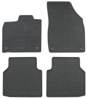 Gummifußmatten Set 4-teilig für VW ID4 + Skoda Enyaq, schwarz