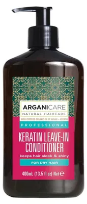 Produktbild von ARGANICARE Keratin Leave-in Conditioner für trockenes und geschädigtes Haar, 400 ml