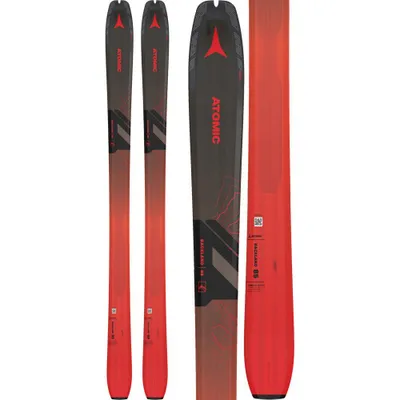 Produktbild von Atomic BACKLAND 85 + HYB SKIN 85/ 86 Dark Tourenski Herren Holzkern Carbon Backbone leicht schwarz NEU 172