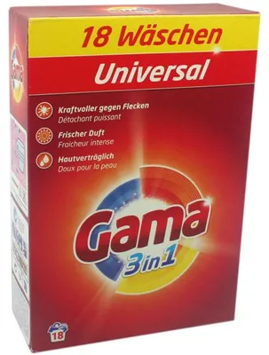 Obrázek produktu pro Gama, Uniwersalny proszek do prania, 1,08 kg