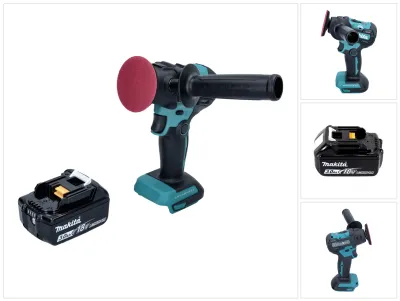 Produktbild von Makita DPV 300 F1 Akku Schleifer Polierer 18 V 50 / 80 mm Brushless + 1x Akku 3,0 Ah - ohne Ladegerät
