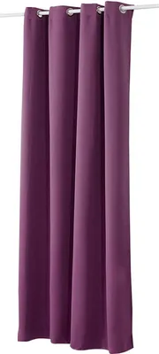Produktbild von WOLTU Vorhang Gardinen Blickdicht mit Ösen, 250g/m² Schwerer Verdunkelungsvorhang lichtdicht Violett 135x245 cm (1 Stück)