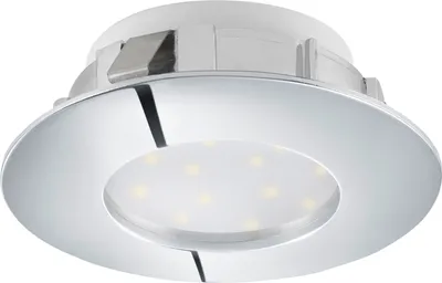 Produktbild von EGLO Pineda, Einbaustrahler, Nicht austauschbare(s) Leuchtmittel, 6 W, 3000 K, 500 lm, Chrom