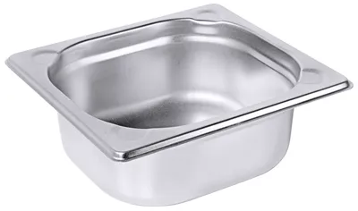 Produktbild von GN-Behälter, Gastronormbehälter, Edelstahl, GN 1/6, verschiedene Größen wählbar : GN 1/6, 65 mm Variante: GN 1/6, 65 mm