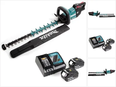Image de Makita DUH 601 RM Taille-haies sans fil 18V 60cm Brushless + 2x batterie 4,0Ah + chargeur