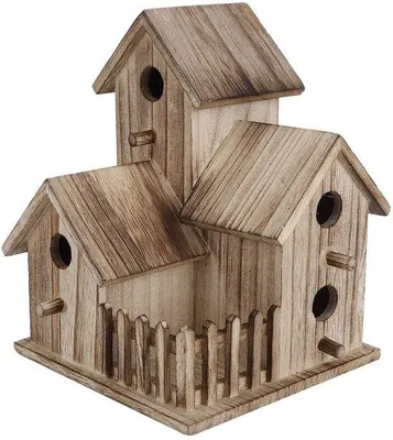 Produktbild von Vogelhuisje aus Metall - Vogelvoederstation - Vogelhäuschen für Draußen - Vogelhäuschen mit Stand - Vogelhäuschen als Dekoration - Maße 20,5x15,5x15,5cm - Vogelnestkast