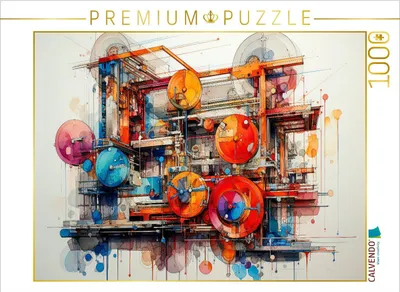 Produktbild von CALVENDO Puzzle Kunst und Maschine | 1000 Teile Lege-Größe 64x48cm Foto-Puzzle für glückliche Stunden