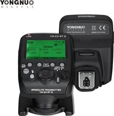 Zdjęcie produktu dla YONGNUO YN-E3-RT II - wyzwalacz lampy błyskowej kompatybilny z ST-E3-RT / 600EX-RT / YN-E3-RT / YN968EX-RT / YN600EX-RTII / YN686EX-RT / YNE3-RX