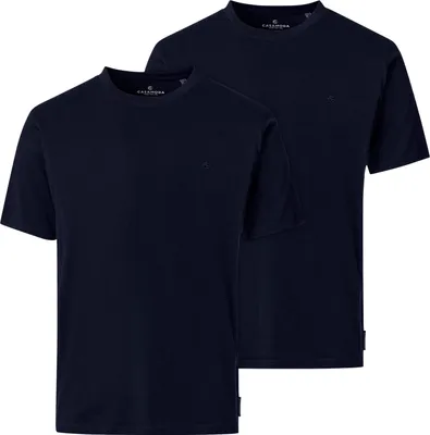 Produktbild von CasaModa Übergrößen Doppelpack T-Shirts navy