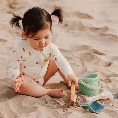 Produktbild von Miniland Outdoor Eco Sandspielset - nachhaltiges Strandspielzeug Baby