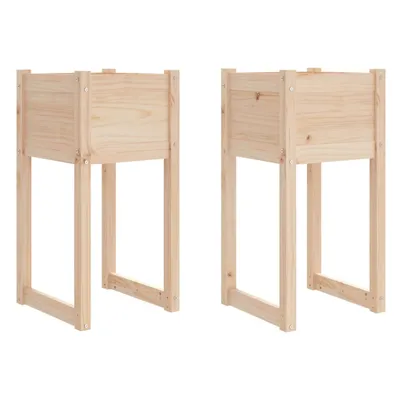 Obrázek produktu pro vidaXL květináč 2 ks 40x40x81 cm borovicový masiv