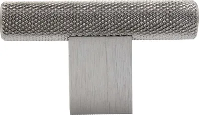 Produktbild von Natural Goods Berlin Möbelgriff WAAGE, Möbelknopf, Schrankgriff, Knauf für Schublade und Tür, Silber, 1 Stück