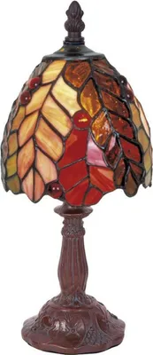 Obrázek produktu pro Casa Padrino stolní lampa Tiffany Multicoloured Ø 14 x v. 29 cm - Dekorativní stojací lampa Tiffany s ručně vyráběným skleněným stínidlem