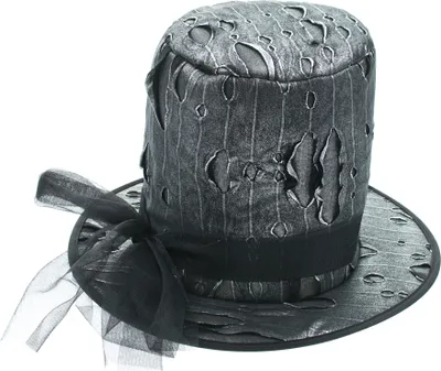 Produktbild von Damen Hut Gothic, Zylinder schwarz