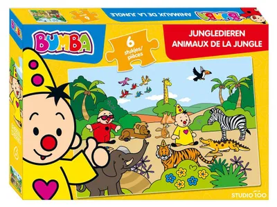 Immagine prodotto di Studio 100 Bumba puzzle animali della giungla, 6 pezzi.