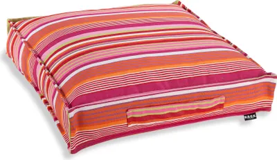 Produktbild von H.O.C.K. Yucatan Outdoor Matratzenkissen 50x50x10cm pink stripes sun