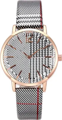 Obrázok produktu pre Hodinky KA-33603 - Štýlové dámske hodinky Biela/Čierna KP33603