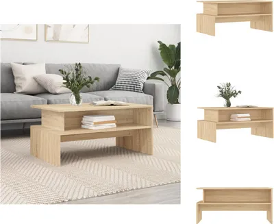 Image de vidaXL Table basse Chêne Sonoma 90x55x42,5 cm Bois composite - Tables basses