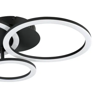 Produktbild von EGLO PARRAPOS-Z, 3 Glühbirne(n), LED, 4300 lm, IP20, Schwarz, Weiß