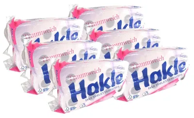 Produktbild von Toilettenpapier "Traumweich" weiß 4-lagig Sparset á 8 Rollen Klopapier