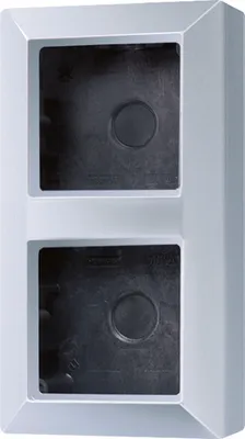 Produktbild von Jung AS582AAL Aufputz-Kappe 2-fach A500 aluminium