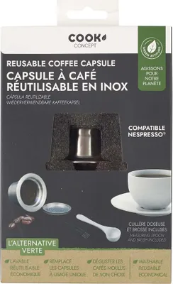 Immagine prodotto di Capsula di caffè riutilizzabile compatibile con Nespresso