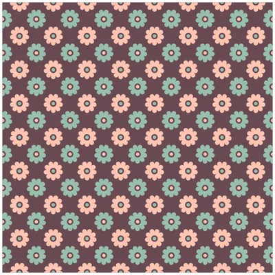 Produktbild von Wallario Magnet für Kühlschrank / Geschirrspüler, magnetisch haftende Folie - 60 x 60 cm, Motiv: Muster mit grünen und rosa-farbenen Blüten