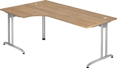 Zdjęcie produktu dla Biurko, wymiary 2000 x 1200 mm, orzech