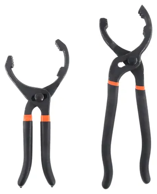 Productafbeelding van 2 stuks verstelbare oliefiltertang, 25,4 cm en 30,5 cm