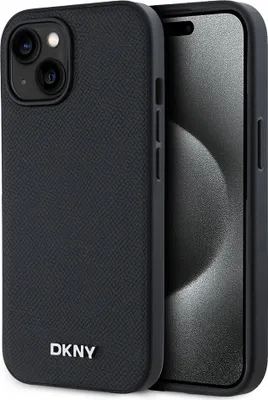 Produktbild von Dkny PolyurethanLeather Metal Logo Magsafe Iphone 15 Handyhülle One Size