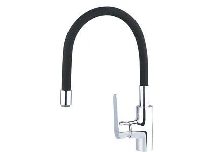 Immagine prodotto di Miscelatore per lavabo, verticale con braccio flessibile, 35 mm, nero
