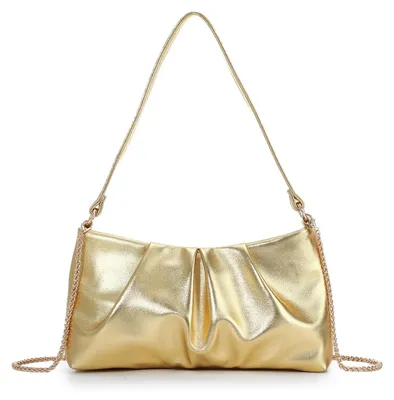 Produktbild von Solidchoice – Elegante Clutch aus Kunstleder – Goldfarben