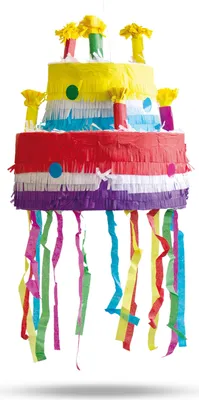Produktbild von Geburtstagstorte Piñata Schlagspiel Kindergeburtstag Pinata für Geburtstag Party Kinderspiel