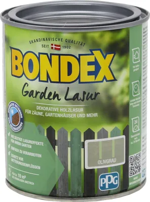Produktbild von Bondex Garden Lasur Olivgrau 0,75L