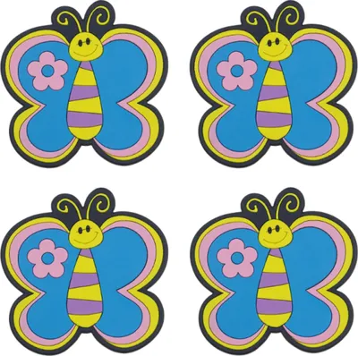 Immagine prodotto di Set di sottobicchieri 4 pezzi - 10x10 cm - 4 pezzi - Blu
