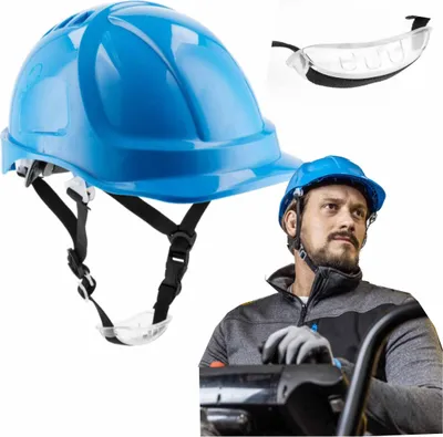 Immagine prodotto di Casco da lavoro HOEGERT HT5K195 PLONER blu