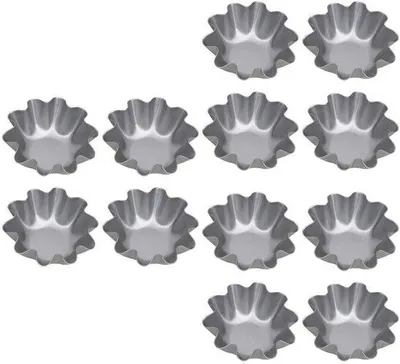 Produktbild von Aluminiumformen 12er Set für Eier- und Kuchenformen