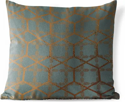 Produktbild von MuchoWow® Outdoor Kissen - Design - Blau - Quadratisch - 60x60 cm - Wetterfest - Lounge Kissen - Dekoration - Schlaf Kissen