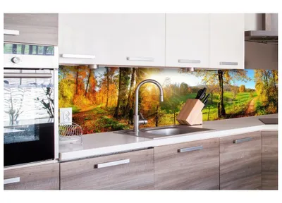 Produktbild von Küchenrückwand Folie selbstklebend WIESE 260 x 60 cm - Klebefolie - Dekofolie - Spritzschutz für Küche -