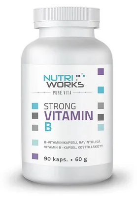 Produktbild von NutriWorks Starkes Vitamin B, 90 Kapseln (Starkes Vitamin B)