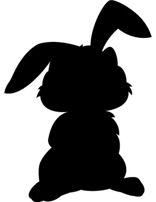 Produktbild von Kreidetafel-Aufkleber – abwischbare Wandaufkleber – HASE – 105 x 75 cm