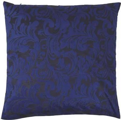 Produktbild von Kissenhülle Barock Kissenbezug Zierkissen Deko Kissen #1153 40x40 cm blau