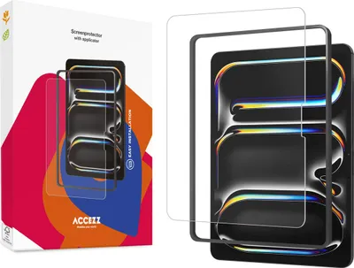 Productafbeelding van Accezz Glass screenprotector + Applicator voor de Apple iPad Pro 13 (2025) M5 / (2024) M4