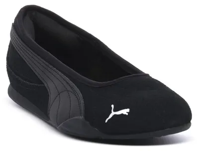 Produktbild von Puma Catch Soleil Ballerina SD - Damen Slipper Sommer Schuhe Suede Schwarz 406310-01 , EU 38 UK 5