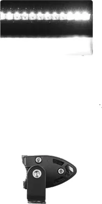 Image de Bande LED mince, une rangée, tension de fonctionnement 10-30V, IP68 étanche, 40INCH mince