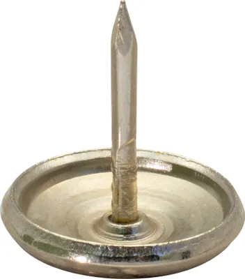 Produktbild von WAGNER Nagelgleiter / Möbelgleiter 4tlg. - Ø 18 x 4 / 24 mm, Stahlgleiter, messing, zum Nageln, für robuste Böden - 15111799
